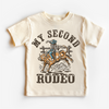 My Second Rodeo Birthday Shirt - Kids Western Shirt by Madi Moosh