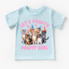 Let's Pawty Pawty Girl Cat Birthday Shirt - Kids Cat Tee by Madi Moosh