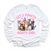 Let's Pawty Pawty Girl Cat Birthday Shirt - Kids Cat Tee by Madi Moosh
