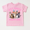Let's Pawty Pawty Girl Cat Birthday Shirt - Kids Cat Tee by Madi Moosh