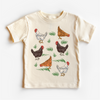 Cute Retro Chicken Farm Shirt - Chicken Tee by Madi Moosh