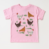 Cute Retro Chicken Farm Shirt - Chicken Tee by Madi Moosh