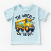The Wheels On The Bus School Shirt - Kids School Tee by Madi Moosh