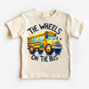 The Wheels On The Bus School Shirt - Kids School Tee by Madi Moosh