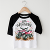 Girls Little Off Roader 4 Wheeler Shirt - Girls Four Wheeler Tee by Madi Moosh
