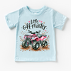 Girls Little Off Roader 4 Wheeler Shirt - Girls Four Wheeler Tee by Madi Moosh