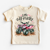 Girls Little Off Roader 4 Wheeler Shirt - Girls Four Wheeler Tee by Madi Moosh