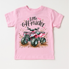 Girls Little Off Roader 4 Wheeler Shirt - Girls Four Wheeler Tee by Madi Moosh