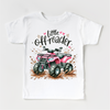 Girls Little Off Roader 4 Wheeler Shirt - Girls Four Wheeler Tee by Madi Moosh