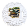 Retro Zoo Alligator Shirt - Crocodile Tee by Madi Moosh