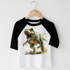 Retro T-REX Dinosaur Shirt - Dinosaur T-Rex Tee by Madi Moosh