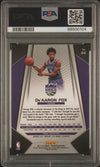 Graded 2017 Panini Prizm De'Aaron Fox #24 Rookie RC Basketball Card PSA 10 Gem Mint