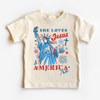 She Loves Jesus And America Too 4th Of July Shirt - Independence Day Tee by Madi Moosh