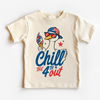 Chill The 4th Out Fourth Of July Shirt - Independence Day Tee by Madi Moosh