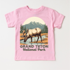 Grand Teton National Park Shirt - Outdoor Camping Tee by Madi Moosh