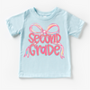 Girls 1st Grade Bow Back To School Shirt - First Day Of School Tee by Madi Moosh