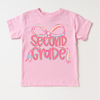 Girls 1st Grade Bow Back To School Shirt - First Day Of School Tee by Madi Moosh