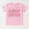 Girls Kindergarten Bow Back To School Shirt - First Day Of School Tee by Madi Moosh