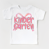 Girls Kindergarten Bow Back To School Shirt - First Day Of School Tee by Madi Moosh