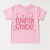 Girls Fourth Bow Back To School Shirt - First Day Of School Tee by Madi Moosh