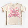 Girls 3rd Grade Bow Back To School Shirt - First Day Of School Tee by Madi Moosh