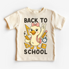 Girls Back To School Goose Shirt - Cute Back To School Tee by Madi Moosh