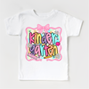 Girls Kindergarten School Shirt - Back To School Tee by Madi Moosh