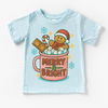 Merry & Bright Gingerbread Man Shirt - Christmas Tee by Madi Moosh