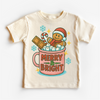 Merry & Bright Gingerbread Man Shirt - Christmas Tee by Madi Moosh