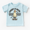 Retro Creep It Reel Skater Halloween Shirt - Halloween Tee by Madi Moosh