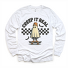 Retro Creep It Reel Skater Halloween Shirt - Halloween Tee by Madi Moosh