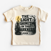 The Light Shineth In The Darkness Shirt - Christian Tee MZ26 by Madi Moosh