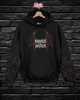 Madness & Mayhem bat with sleeves hoodie by Madness & Mayhem LLC