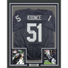 Framed Autographed/Signed Malcolm Koonce 35x39 Las Vegas Oakland Black Football Jersey JSA COA