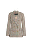 MARCELA TAILORED JACKET SUIT IN GREY PLAID by No Pise La Grama Web