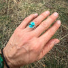 Hubei Turquoise Ring | Size 7.5 by mend metalworks