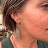 Sterling Silver Tapered Earrings | Longevity Celestial by mend metalworks