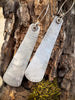 Sterling Silver Tapered Earrings | Longevity Rustic by mend metalworks