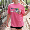 Maryland State Vintage Shirt by EnjoyMyDesign LLC