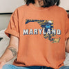 Maryland State Vintage Shirt by EnjoyMyDesign LLC