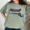 Massachusetts State Vintage Shirt by EnjoyMyDesign LLC