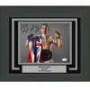 Framed Autographed/Signed Max Holloway UFC MMA Black Fighting 8x10 Photo JSA COA #2