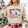 Medical Holiday Nurse Crewneck – "Silent Night" Christmas Sweatshirt by Dog Mom Hat