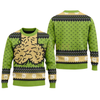 "Meme Balls" Ugly Christmas Holiday Sweater by Dog Mom Hat