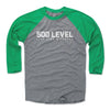500 LEVEL Wordmark WHT by 500 LEVEL