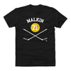 Evgeni Malkin Pittsburgh Sticks WHT by 500 LEVEL