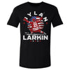 Dylan Larkin Detroit USA Flag Celebration WHT by 500 LEVEL