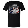 Jack Hughes New Jersey American Flag WHT by 500 LEVEL