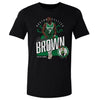 Jaylen Brown Boston Celtics Shield WHT by 500 LEVEL