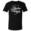 Jaylen Brown Boston Number Script WHT by 500 LEVEL